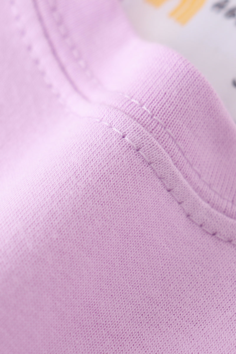 T-shirt basique Lilas de qualité supérieure