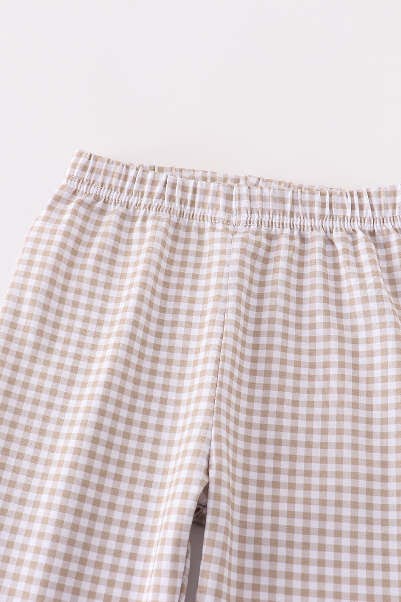 Ensemble fille brodé ballon de football Premium Carmel