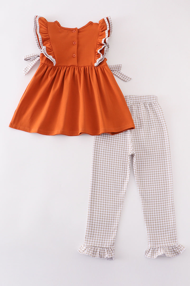 Ensemble fille brodé ballon de football Premium Carmel