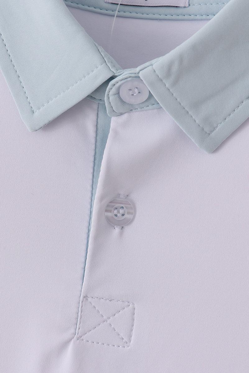 Ensemble short sport bleu