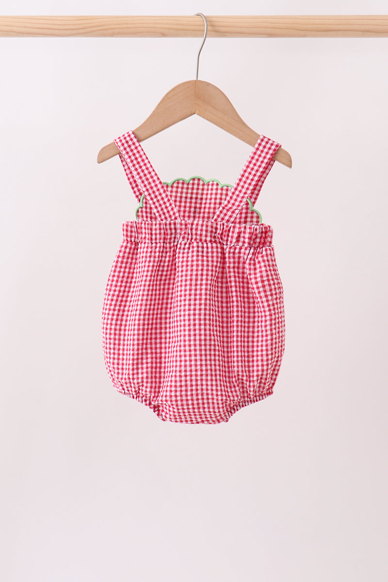 Pastèque rouge volant vichy bulle