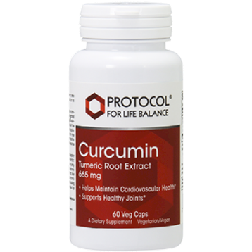 Protocol For Life Balance Curcumine Extrait de racine de curcuma 665 mg 60 Vcaps - P4638