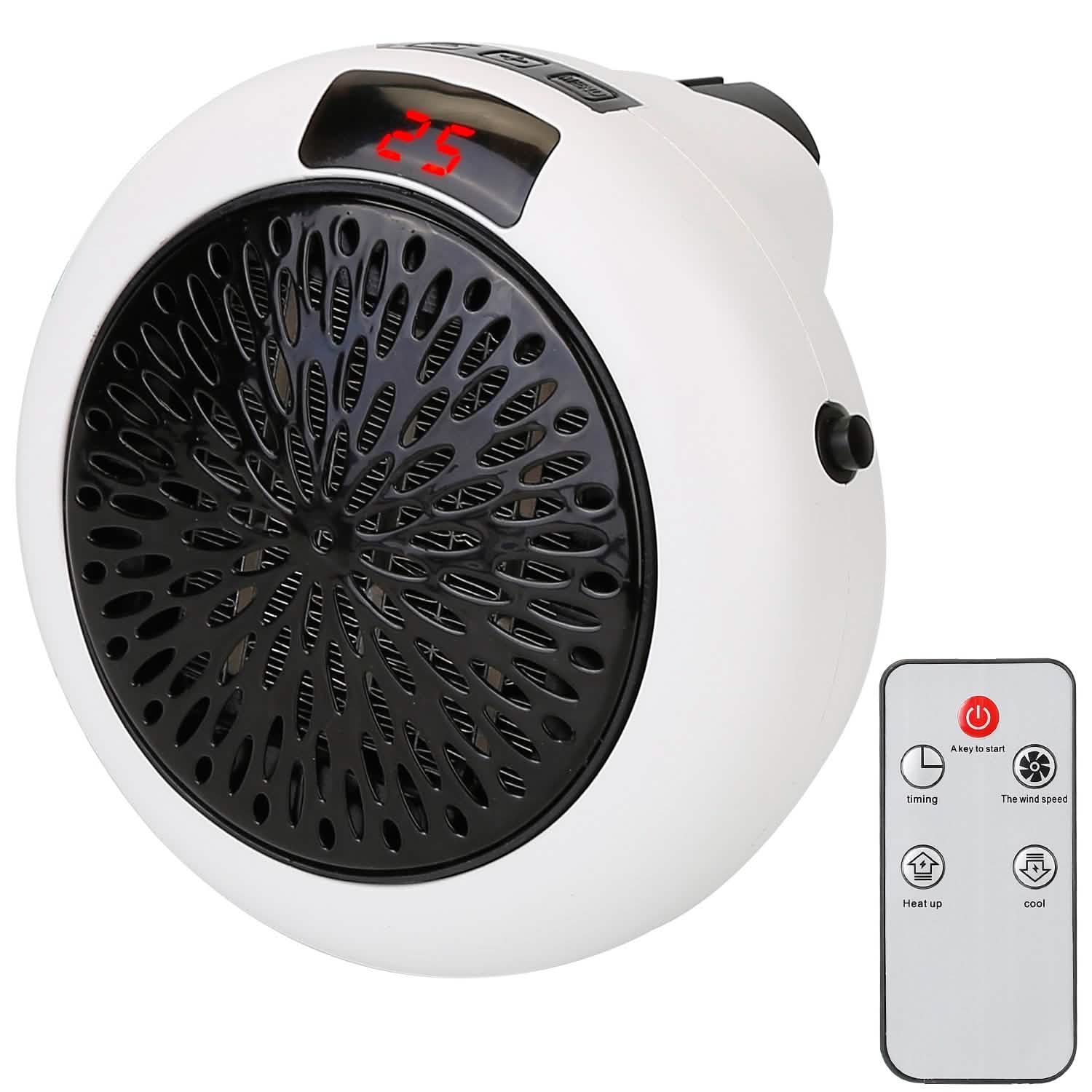 Chauffage soufflant portatif 900 W avec télécommande