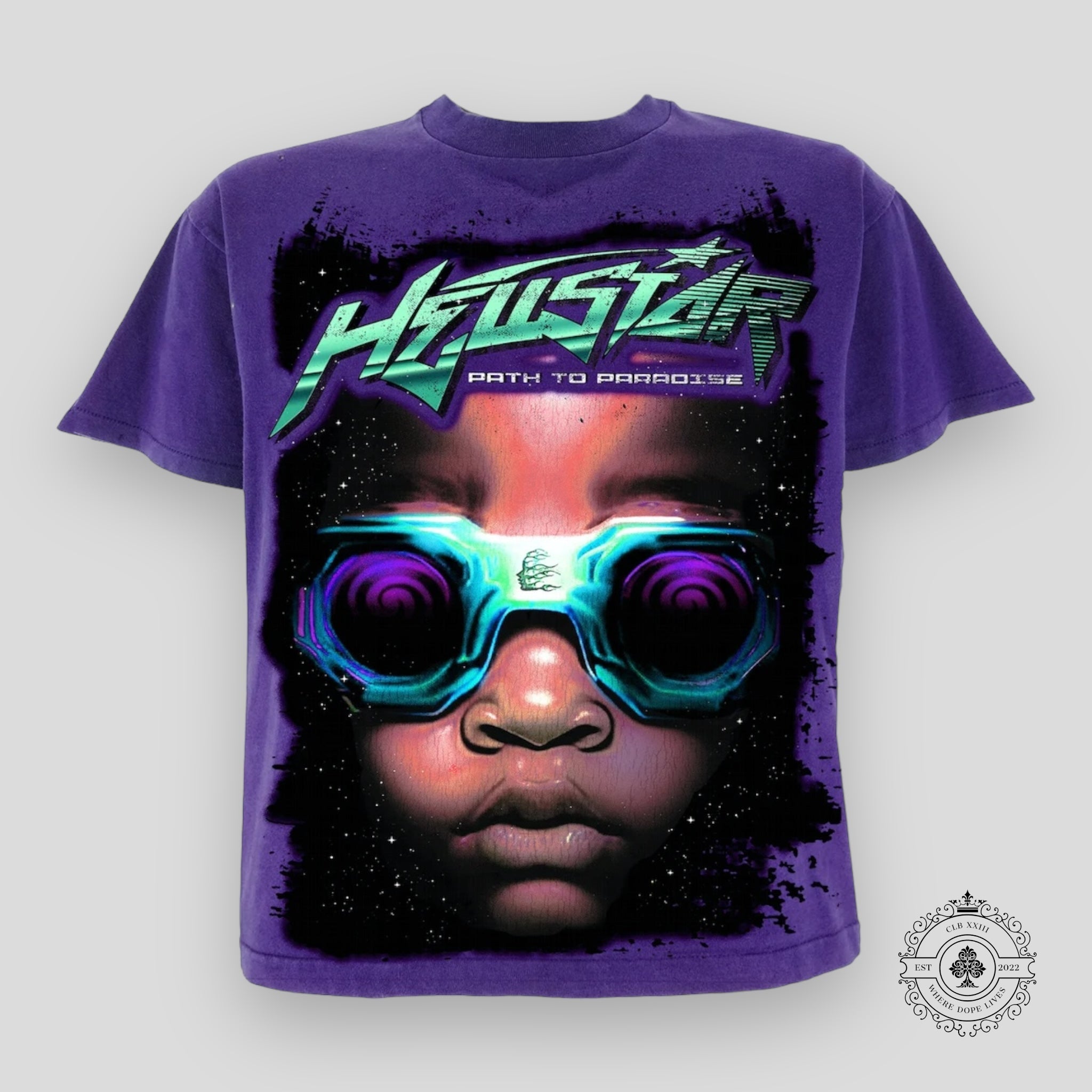 T-shirt Hellstar Goggles violet