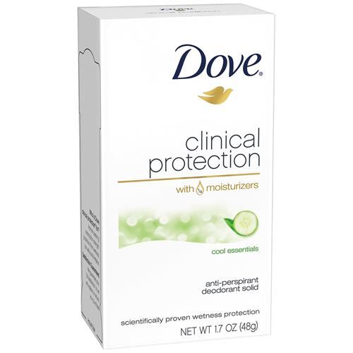 Dove Clinical Protection Antitranspirant, Cool Essentials, 48g (Lot de 1)