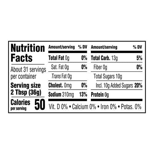 Sauce barbecue Kraft Original, mijotée lentement, bouteille de 1,13 kg