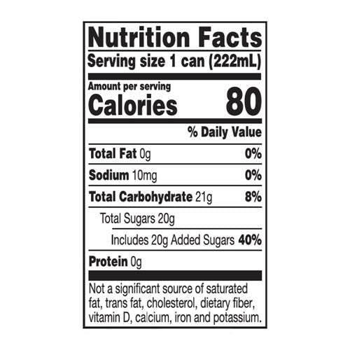 Boissons gazeuses miniatures Big K Ginger Ale sans caféine, paquet de 6 / 221 ml