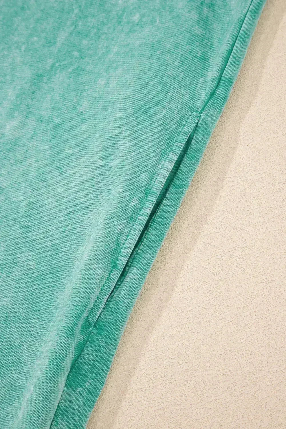 Mini-robe débardeur Beau Blue Mineral Wash à poches