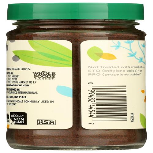 Whole Foods Market, Clous de girofle moulus biologiques, 1,87 oz