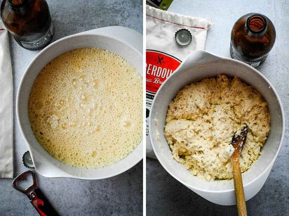 Pain de bière texan - Romarin