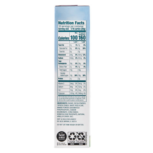 Préparation pour brownies sans gluten liveGfree, 453 g