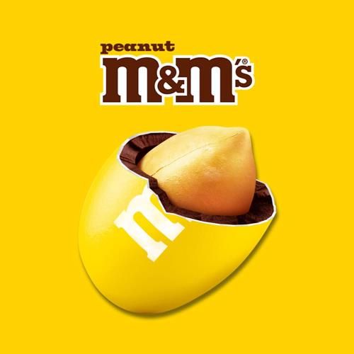 M&Ms Bonbons au chocolat au lait et aux cacahuètes, format familial, sac refermable de 512,5 g