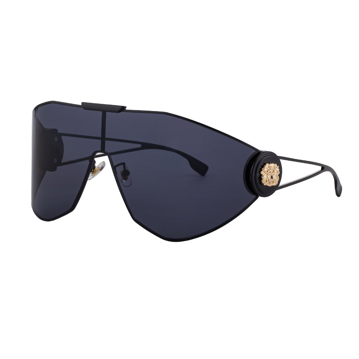 Lunettes de soleil aviateur sport plein cadre pour femmes — Protection UV intégrée aux verres