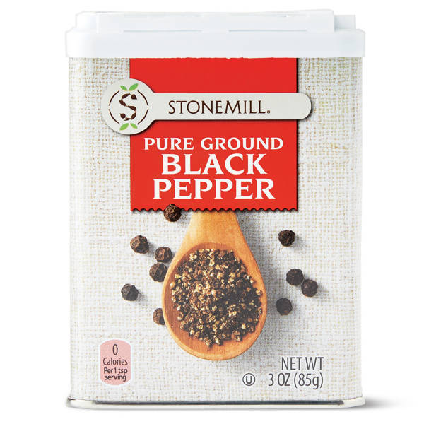 Poivre noir moulu Stonemill, 85 g