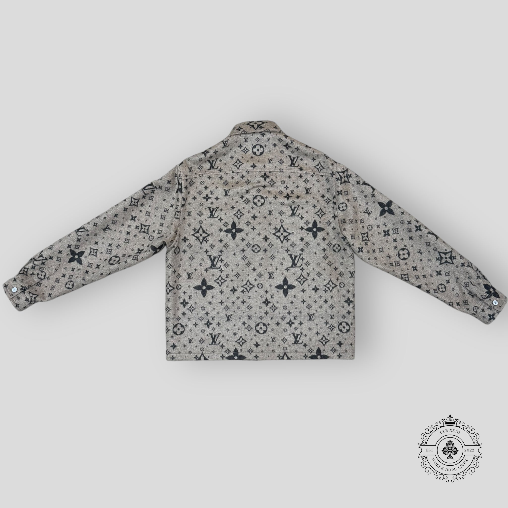 Surchemise Louis Vuitton Monogram en cachemire mélangé