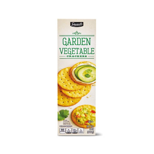 Biscuits apéritifs aux légumes Savoritz, 227 g