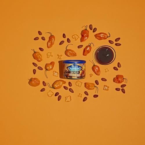 Blue Diamond Almonds, Bold Habanero Bbq, 6 onces