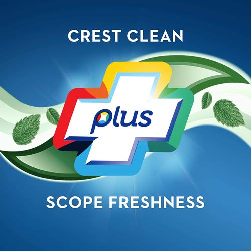 Crest +X Dentifrice blanchissant complet Outlast 40 mm, Menthe, 153 g, Paquet de 2, 1,83 kg (Paquet de 2)