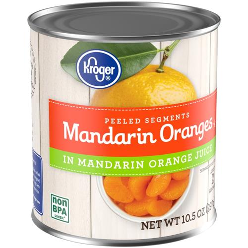 Kroger mandarines en conserve au jus 298 g