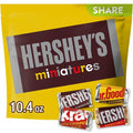 Hersheys Miniatures Bonbons au chocolat assortis, paquet familial, 295 g