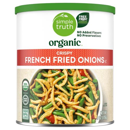 Simple Truth Organic Oignons frits à la française 170 g