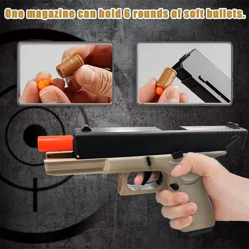 Pistolet à balles en mousse semi-automatique pour enfants (8 ans et +)