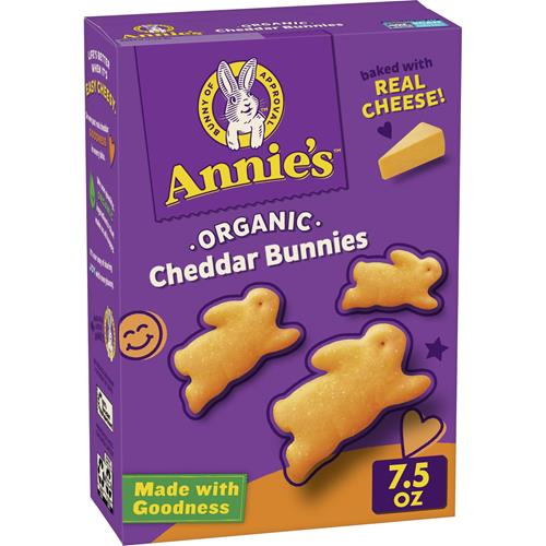 Craquelins salés au four Cheddar Bunnies biologiques Annie's, Original, 212 g