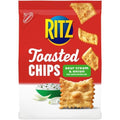 Craquelins Ritz Toasted Chips saveur crème sure et oignon, amuse-gueules, 230 g