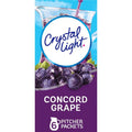 Mélange pour boisson en poudre Crystal Light Raisin Concord Arôme Artificiel, Paquets pour pichet, 6 U.