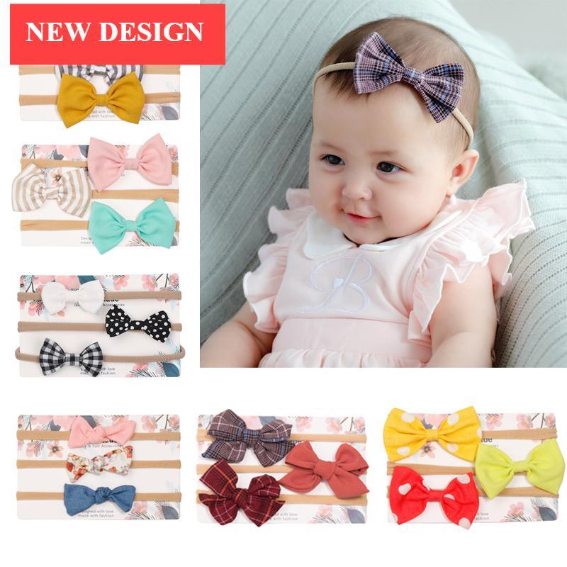 Bandeau Bébé Fille, Élastique Bébé, Accessoires Cheveux Enfants, Ensemble Nœuds Pour Bébés Filles
