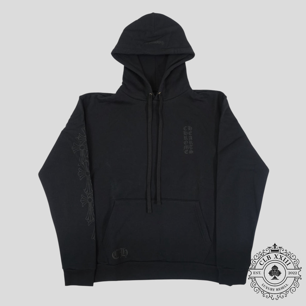 Sweat à capuche exclusif Chrome Hearts Triple Black Miami