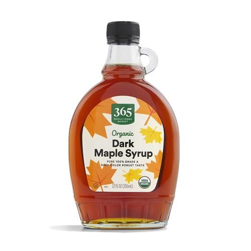 Sirop d'érable foncé biologique de catégorie A Whole Foods Market, 355 ml