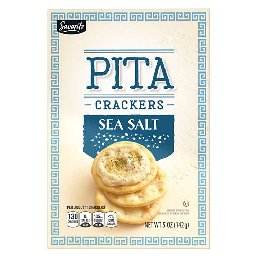 Savoritz Craquelins pita au sel de mer, 142 g