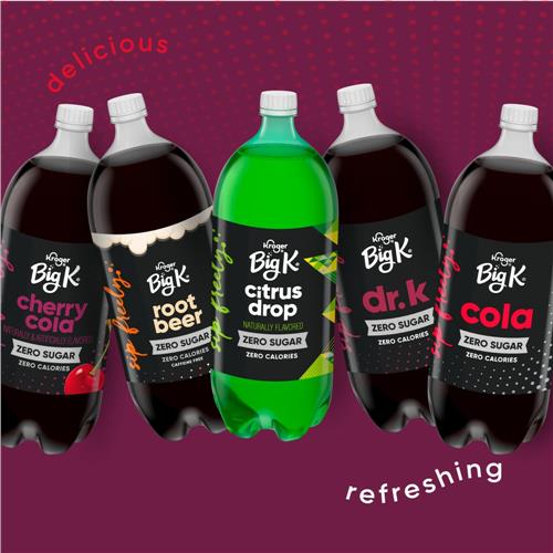 Boisson gazeuse Big K Cola Cerise 2 litres