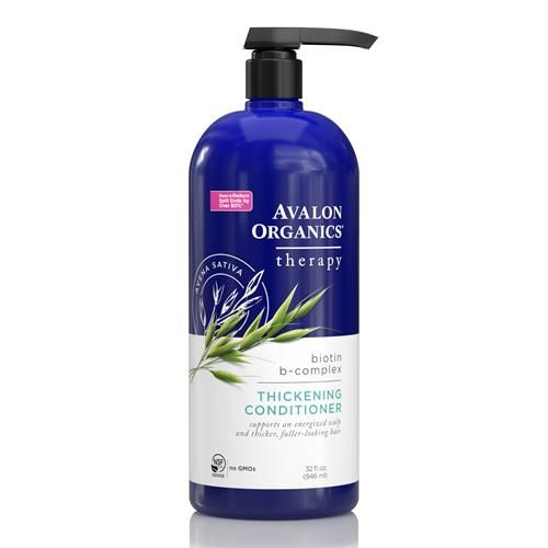 Avalon Organics Après-shampoing épaississant réparateur biotine B-Complex, 946 ml