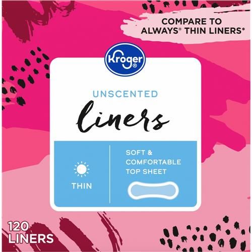 Protège-slips Fins Non parfumés Kroger, 7 unités