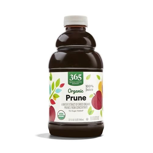 Whole Foods Market, Jus de pruneaux 100 % biologique, 32 oz liq.