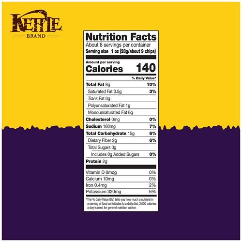 Kettle Brand Croustilles Ondulées, Truffe et Fleur de Sel, 213 g