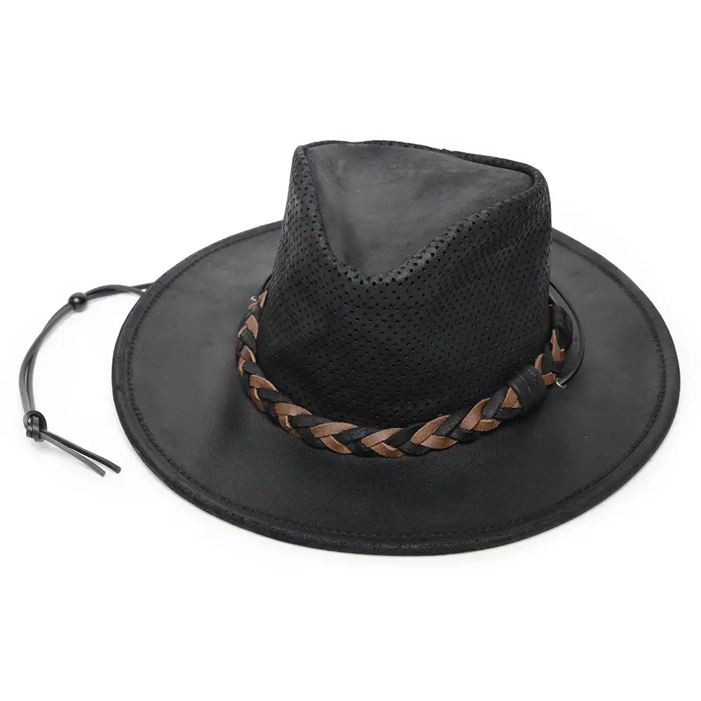 Minnetonka Airflow "Pliable" Outback - Chapeau Australien en Cuir