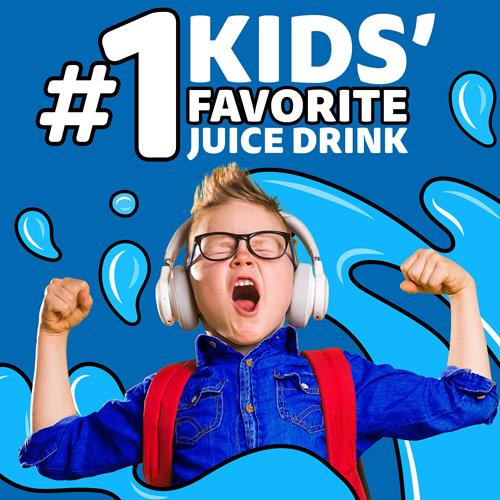 Capri Sun Boisson Jus à 100 % Goût punch aux fruits Mélange de jus entièrement naturel à base de concentré avec ingrédients ajoutés et autres arômes naturels, boîte de 10 unités, sachets de 177 ml