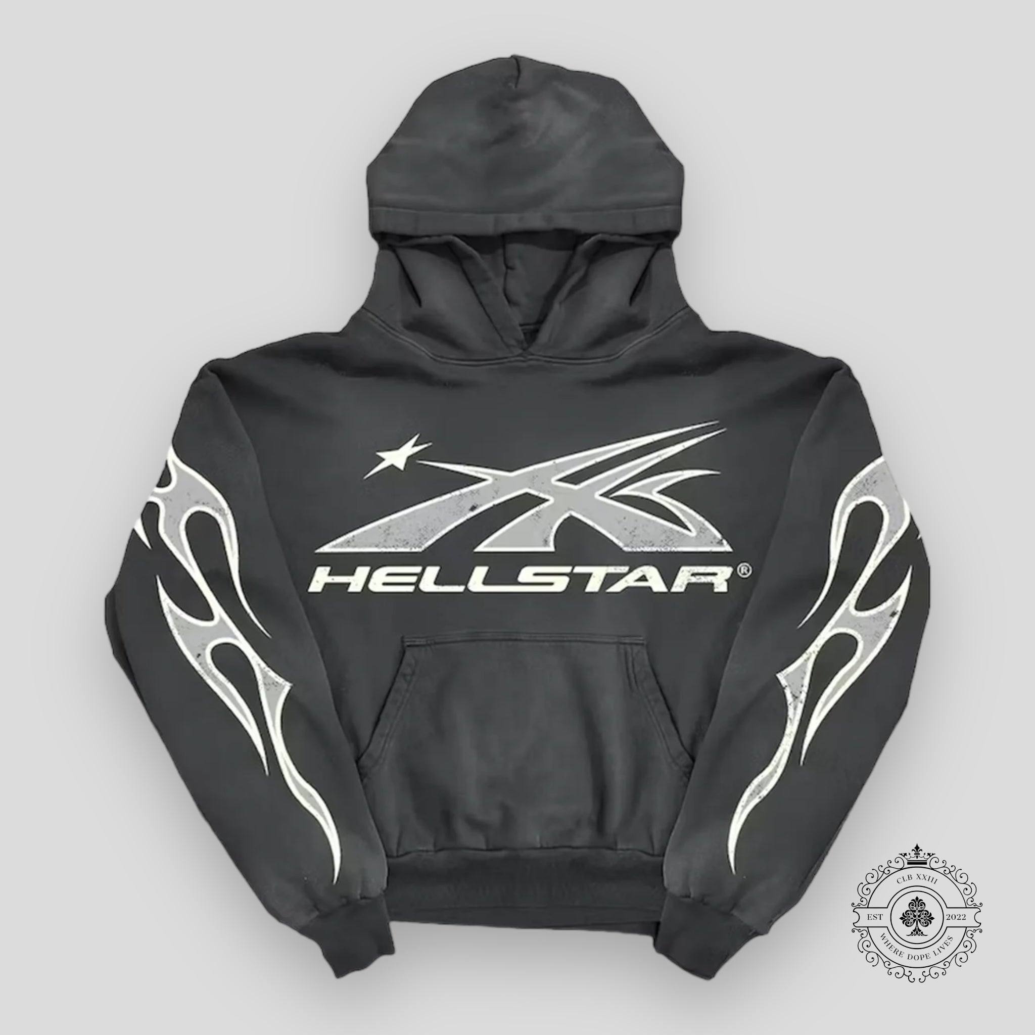 Sweat à capuche Hellstar Sport noir