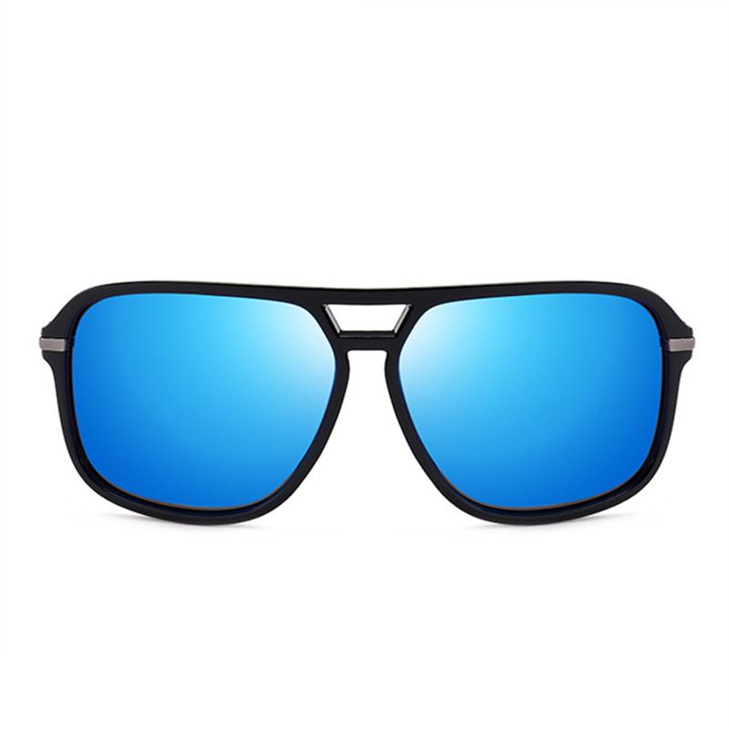 Lunettes de soleil de luxe polarisées pour hommes, miroir oversize, pour la conduite, de marque, créateur, protection UV400