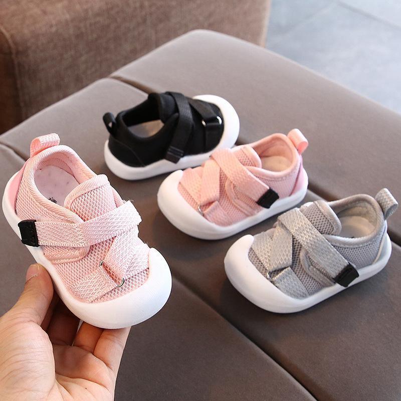 Chaussures souples et respirantes en maille pour bébés garçons et filles, antidérapantes, à semelle souple, chaussures décontractées pour tout-petans