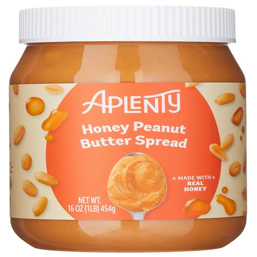 Pâte à tartiner au beurre de cacahuète et au miel Aplenty, 453 g