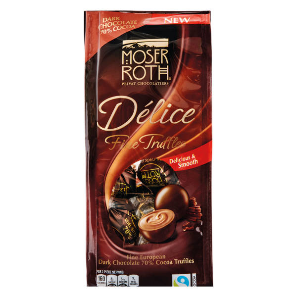 Moser Roth Truffes Chocolat Délice Assorties - 140 g
