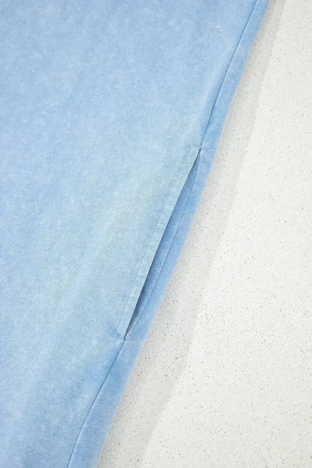Mini-robe débardeur Beau Blue Mineral Wash à poches