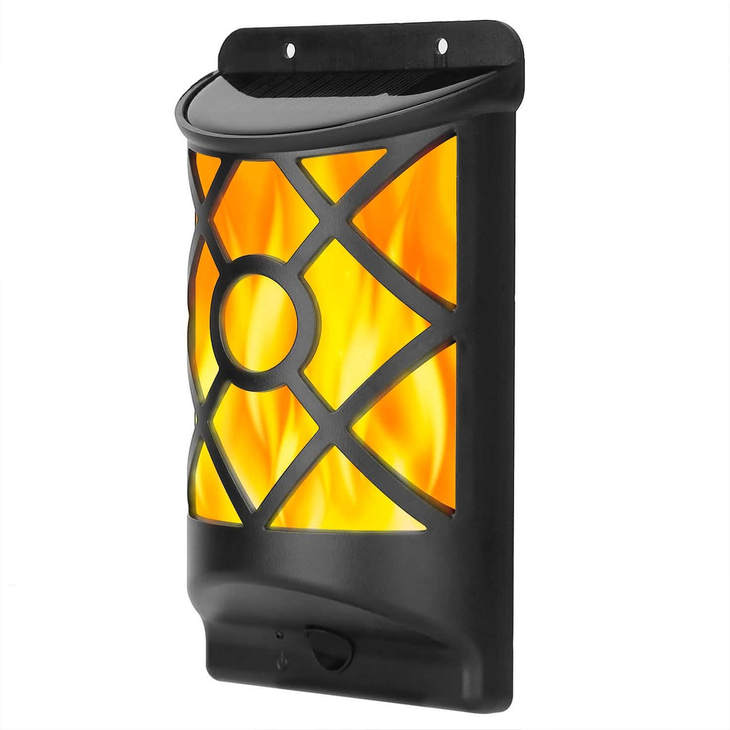 96 LEDs Lumières solaires extérieures étanches à flamme