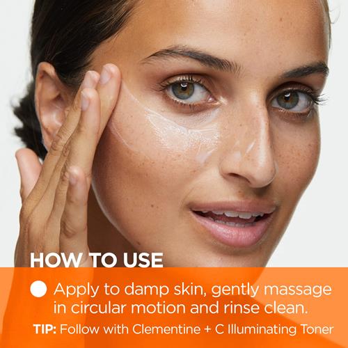 Andalou Naturals – Nettoyant Crème Visage Éclat Teint Citron Meyer + C, Pour un Teint Revitalisé et une Texture Plus Lisse, Aide à Renouveler la Vitalité de la Peau et à Uniformiser le Teint, Non Testé sur les Animaux, 177 ml