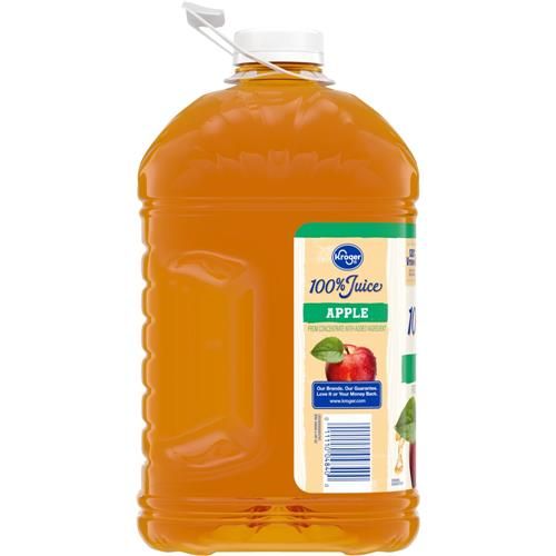 Jus de pomme Kroger 100 % à base de concentré, bouteille de 3,79 L