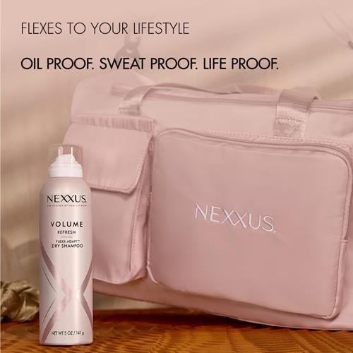 Nexxus Volume Refresh Shampooing Sec Régulateur de Sébum & Volumisant Tenue 72H Fraîcheur Technologie Flexx-Adapt 142g